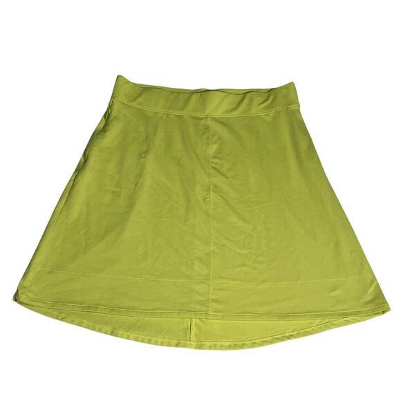 Toad & Co Womens Lime Green Skirt Size Large - Picture 4 of 5